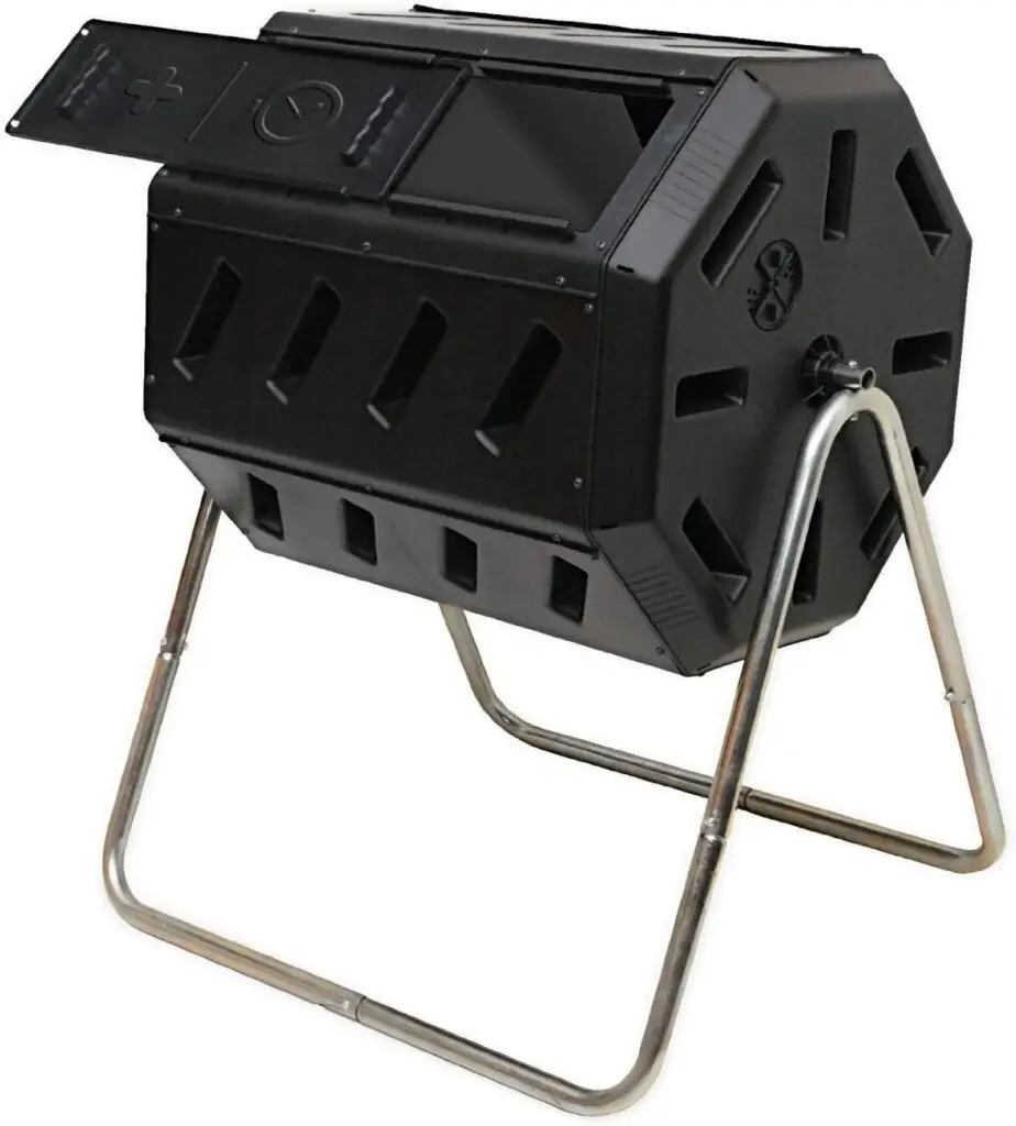 IM4000 Dual Chamber Tumbling Composter ismysoilgood