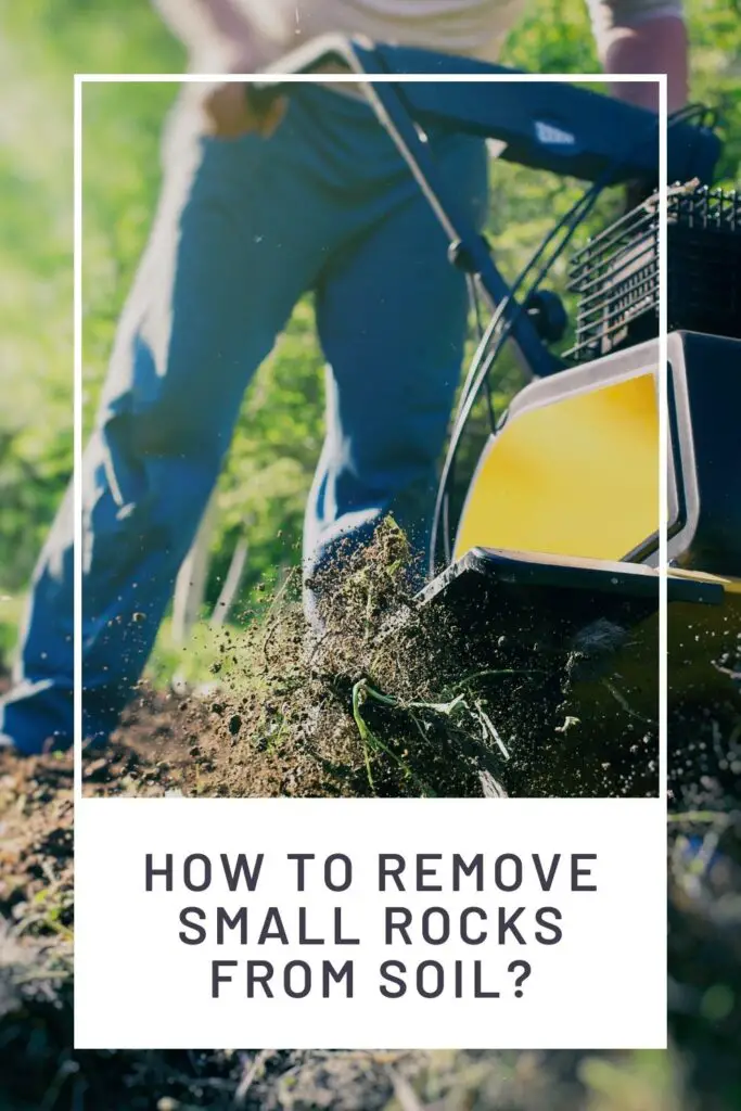 how to remove small rocks from soil