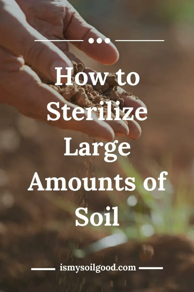 How to Sterilize Large Amounts of Soil
