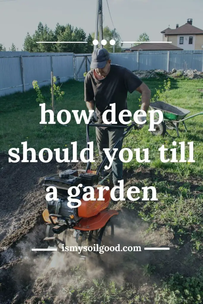 how deep should you till a garden