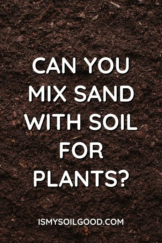 Can You Mix Sand With Soil For Plants
